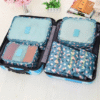 6Pcs Printed Travel Bag Set