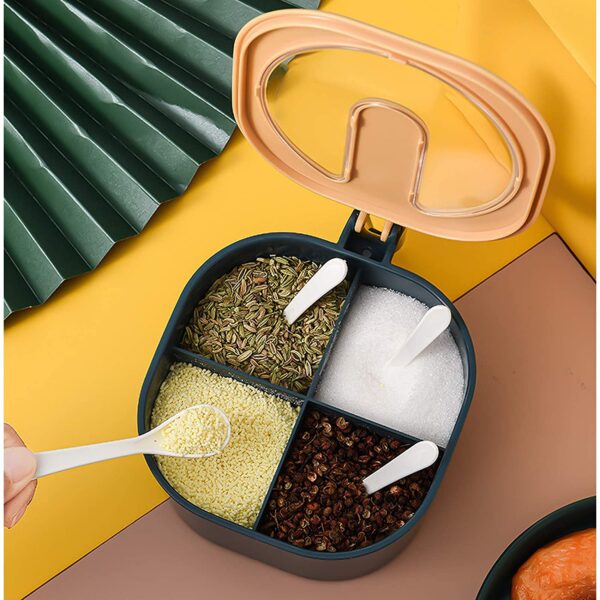 4 In 1 Partition Kitchen Seasoning Box